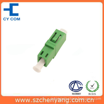 LC/APC Sm Sx Fiber Optic Adapter with Green Shell